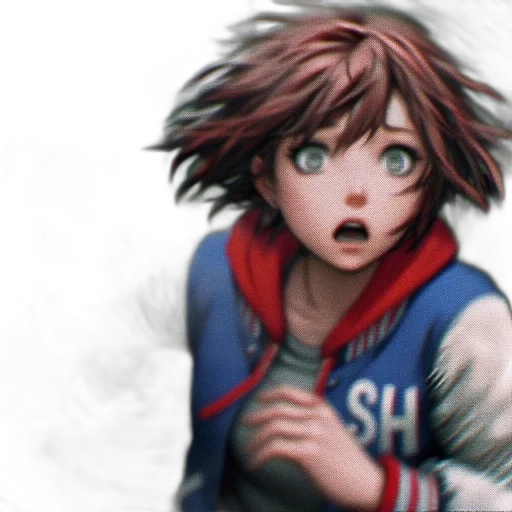 face, jacket, creature, hair transparent PNG cut-out