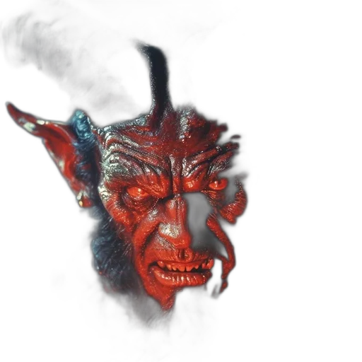 mask, face, dragon, creature transparent PNG cut-out