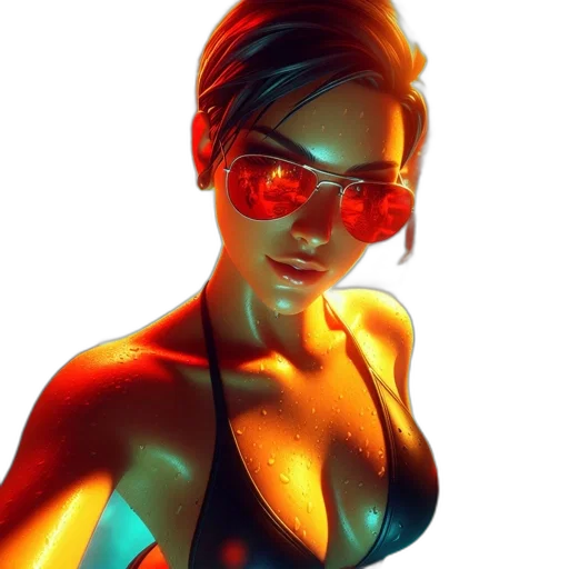 jacket, dress, face, jewelry transparent PNG cut-out