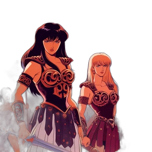 comic book art, concept art, fantasy art, anime transparent PNG cut-out