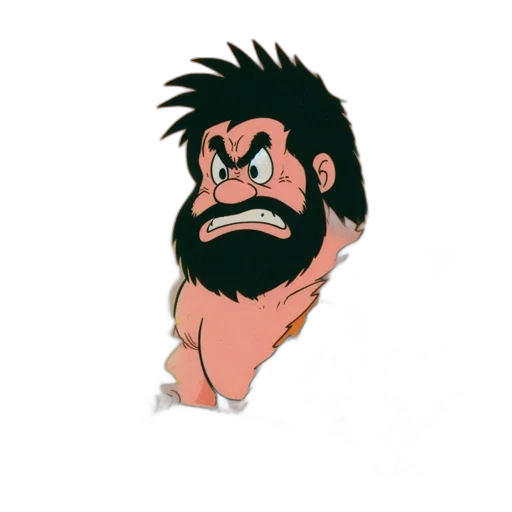 staff, hair, creature, face transparent PNG cut-out