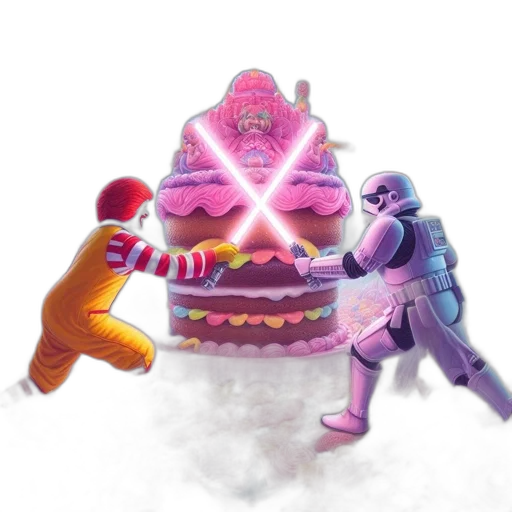 robot, staff, food, weapon transparent PNG cut-out