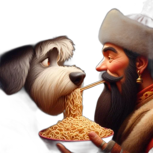 food, animal, photorealistic, oil painting transparent PNG cut-out