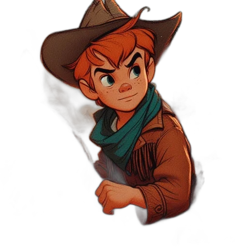 hat, staff, jacket, concept art transparent PNG cut-out