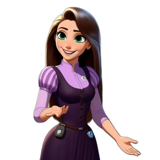 staff, dress, jewelry, face transparent PNG cut-out