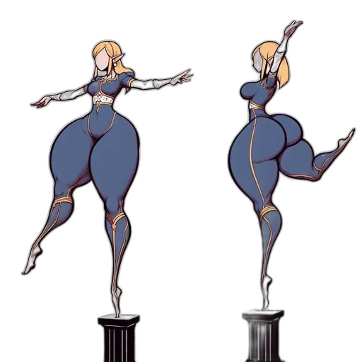 dress, robot, concept art, cartoon transparent PNG cut-out