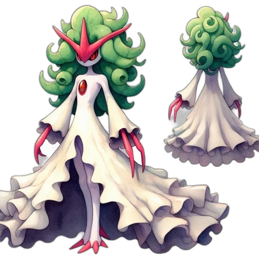 creature, tree, dress, crown transparent PNG cut-out