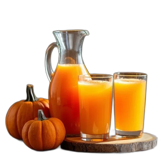 food, pitcher, glass, pumpkin transparent PNG cut-out