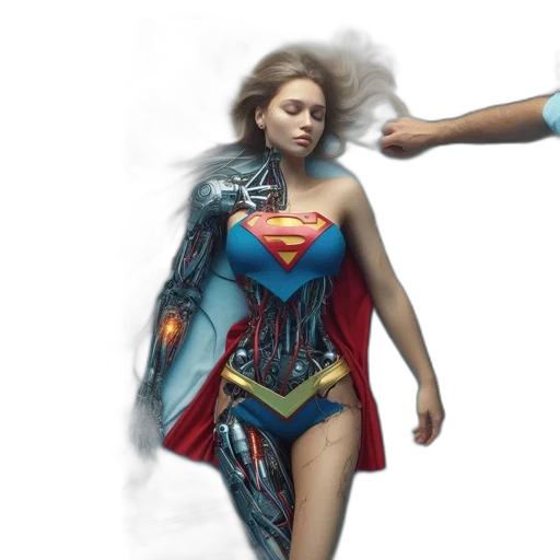 dress, concept art, comic book art, fantasy art transparent PNG cut-out