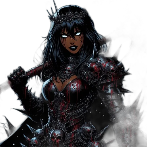 comic book art, fantasy art, concept art, dark transparent PNG cut-out