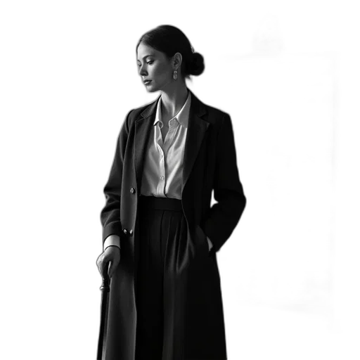 jacket, staff, dress, jewelry transparent PNG cut-out