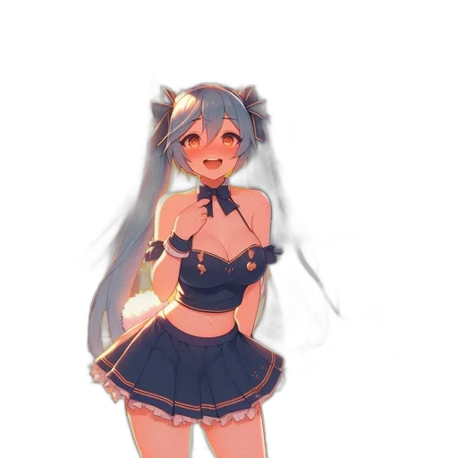 dress, staff, weapon, robot transparent PNG cut-out