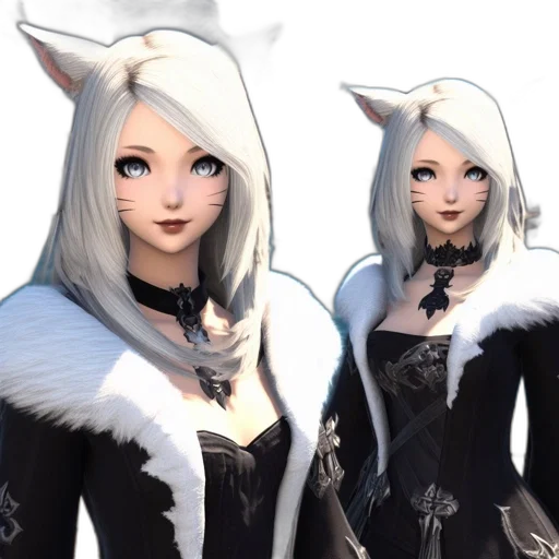 3d render, concept art, fantasy art, anime transparent PNG cut-out