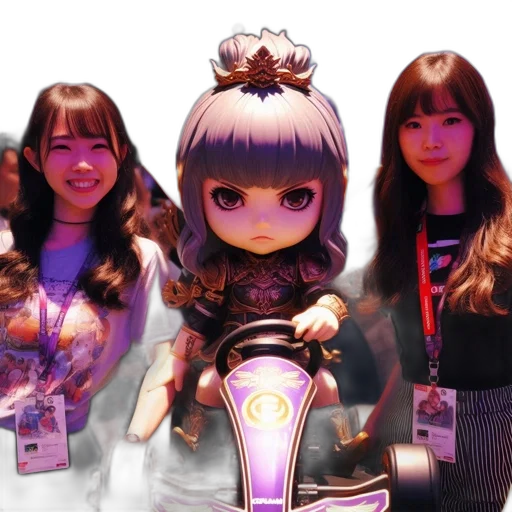 staff, 3d render, concept art, two transparent PNG cut-out