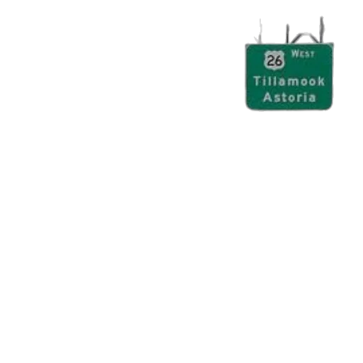green, highway, sign, portland transparent PNG cut-out