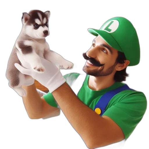 animal, creature, hat, staff transparent PNG cut-out