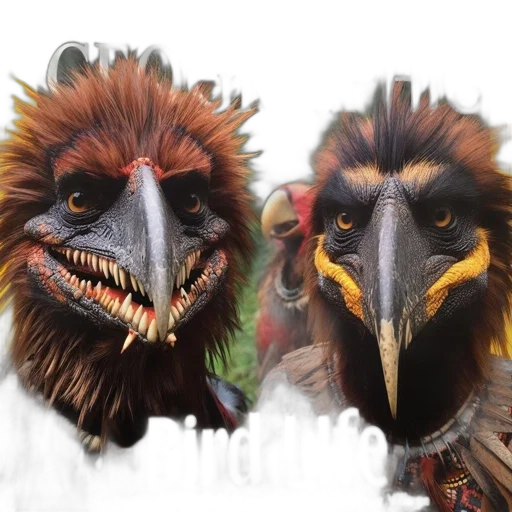 mask, animal, creature, concept art transparent PNG cut-out