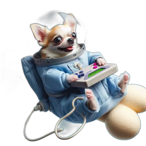 staff, robot, animal, 3d render transparent PNG cut-out