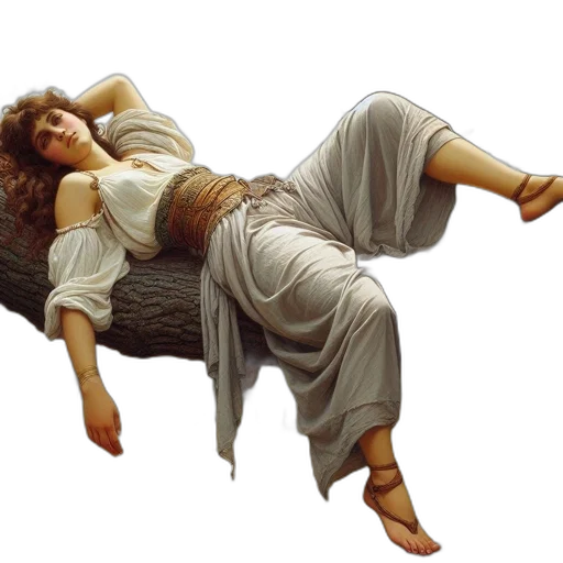 furniture, dress, photorealistic, oil painting transparent PNG cut-out
