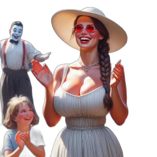 mask, dress, concept art, photorealistic transparent PNG cut-out