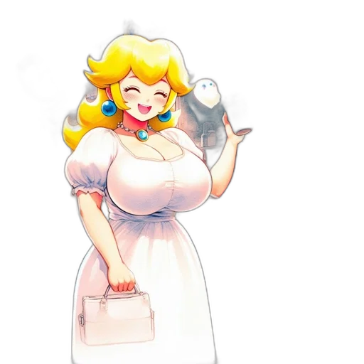 dress, staff, weapon, concept art transparent PNG cut-out