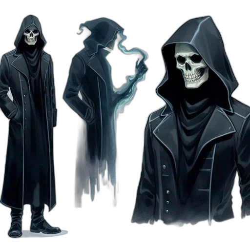 jacket, concept art, comic book art, fantasy art transparent PNG cut-out