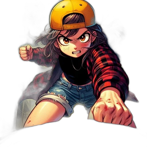 hat, weapon, comic book art, concept art transparent PNG cut-out