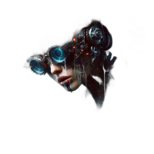 mask, robot, face, crown transparent PNG cut-out
