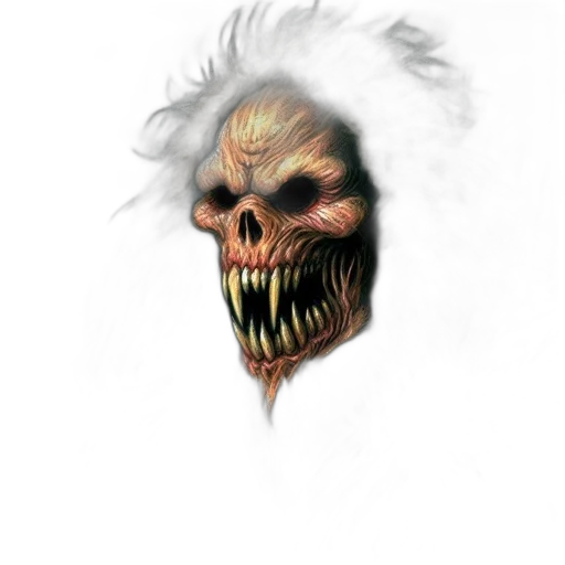 mask, face, creature, staff transparent PNG cut-out