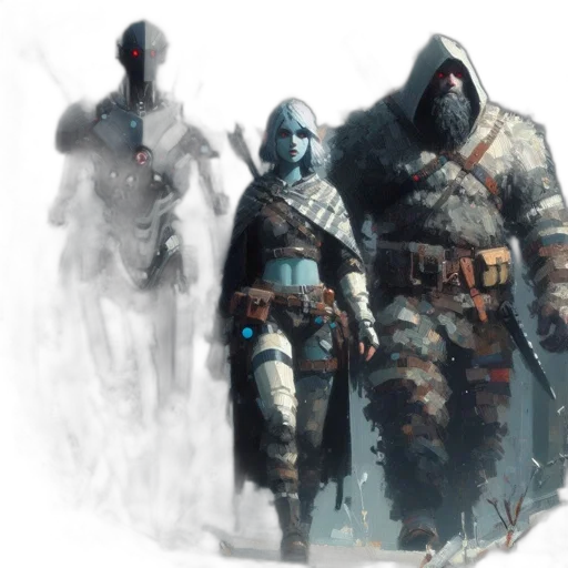 mask, sword, concept art, fantasy art transparent PNG cut-out
