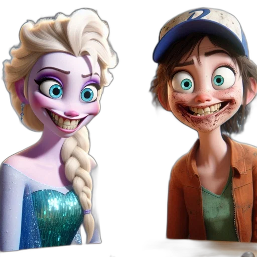 concept art, 3d render, cartoon, fantasy art transparent PNG cut-out