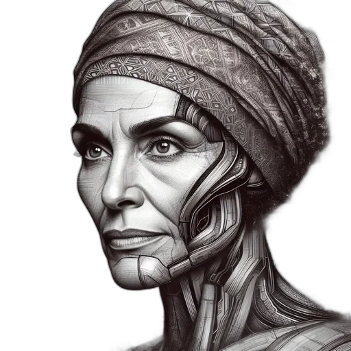 face, mask, robot, crown transparent PNG cut-out