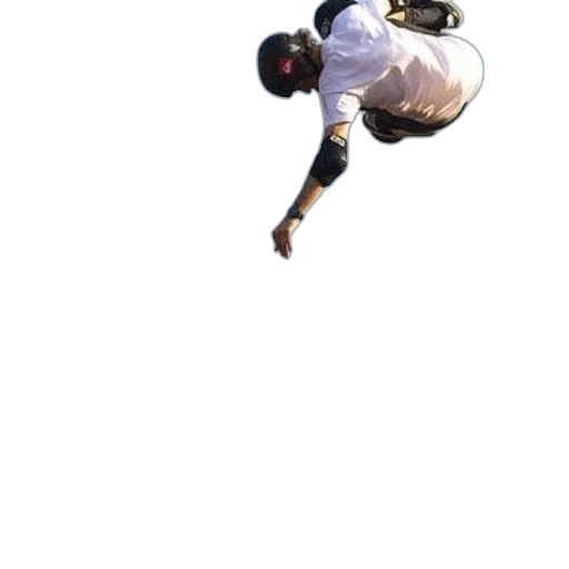 3d render, photorealistic, skateboarder, mid-air transparent PNG cut-out