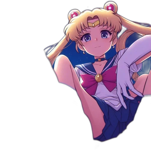 dress, weapon, anime, vaporwave transparent PNG cut-out