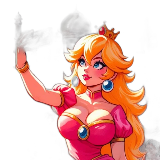 dress, crown, staff, concept art transparent PNG cut-out