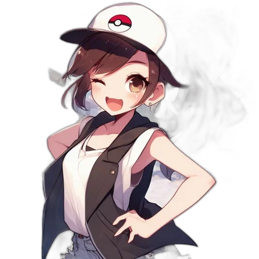 hat, staff, dress, creature transparent PNG cut-out