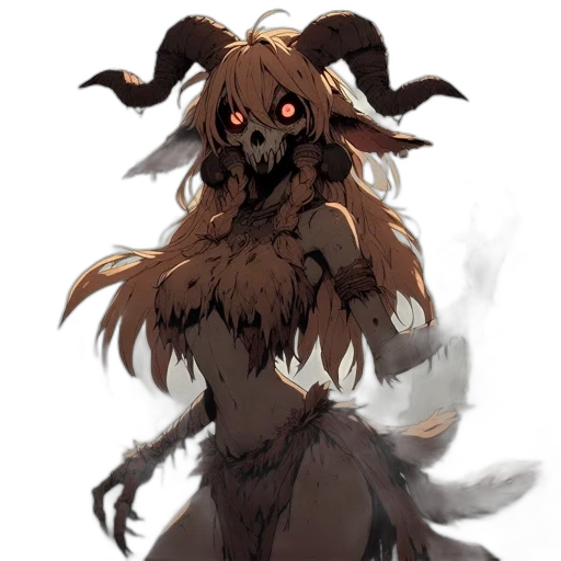 creature, mask, animal, staff transparent PNG cut-out
