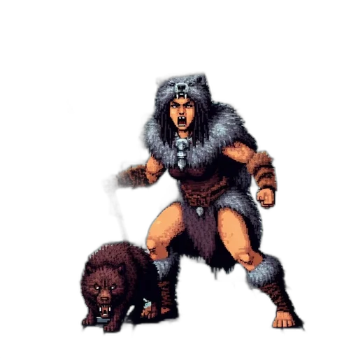 animal, creature, pixel art, concept art transparent PNG cut-out