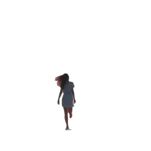 dress, creature, robot, hair transparent PNG cut-out