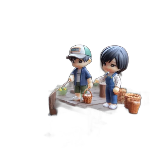 furniture, food, hat, 3d render transparent PNG cut-out