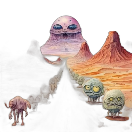 creature, concept art, fantasy art, pixel art transparent PNG cut-out