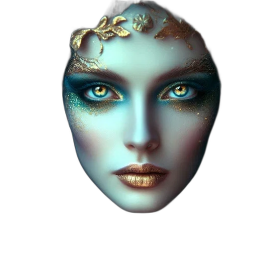 mask, jewelry, face, crown transparent PNG cut-out