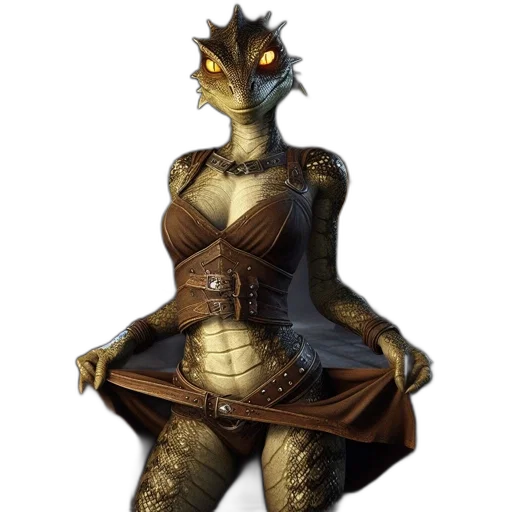 dragon, dress, creature, robot transparent PNG cut-out