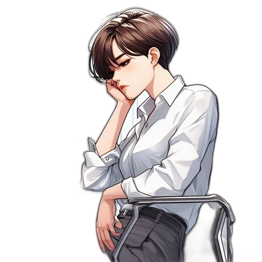 pixel art, concept art, cartoon, anime transparent PNG cut-out
