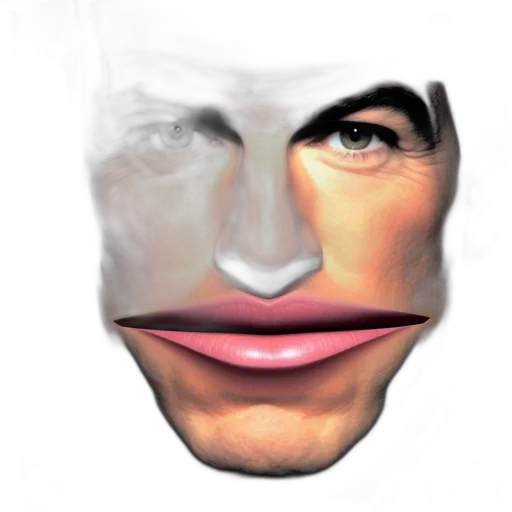 face, mask, creature, hair transparent PNG cut-out