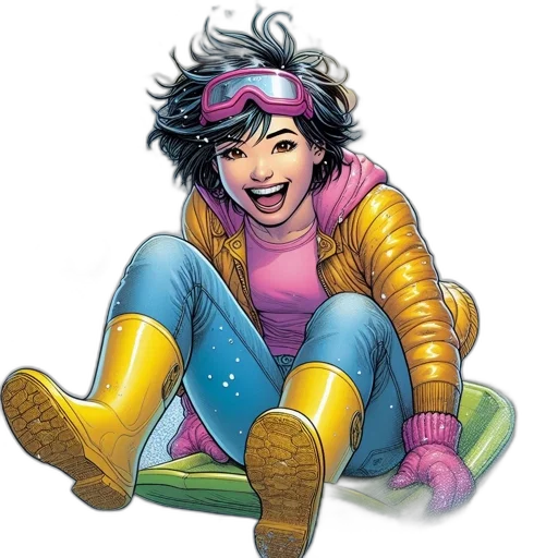 jacket, comic book art, concept art, cartoon transparent PNG cut-out