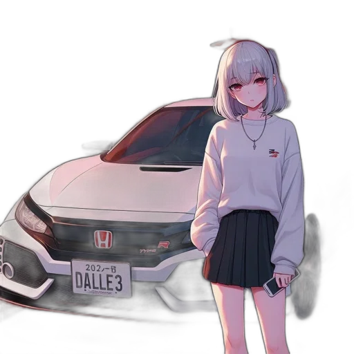 car, robot, jacket, weapon transparent PNG cut-out