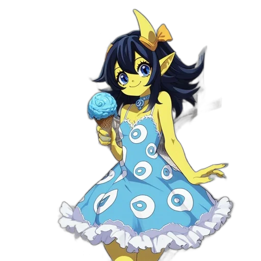 dress, staff, creature, concept art transparent PNG cut-out