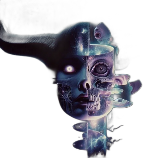 mask, face, crown, robot transparent PNG cut-out