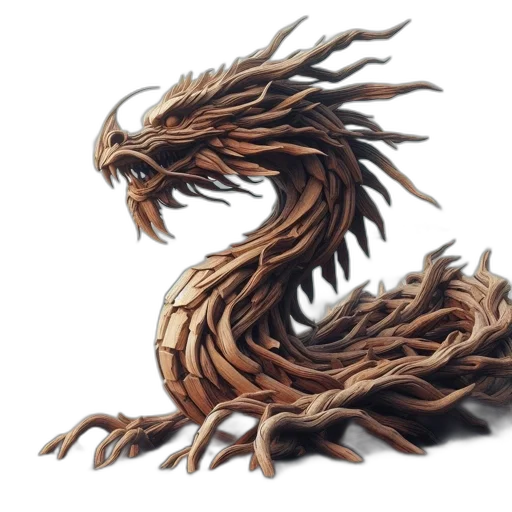 dragon, creature, hair, mask transparent PNG cut-out